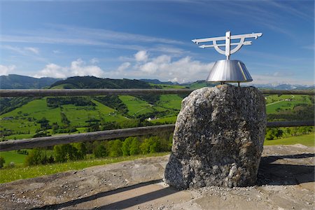 Observation Point, Waidhofen an der Ybbs, Mostviertel, Lower Austria, Austria Foto de stock - Royalty Free Premium, Número: 600-03738944