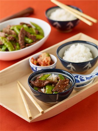 simsearch:600-05973291,k - Korean Beef with Rice Stock Photo - Premium Royalty-Free, Code: 600-03814930