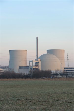 simsearch:600-07561369,k - Biblis Nuclear Power Plant, Biblis, Hesse, Germany Stock Photo - Premium Royalty-Free, Code: 600-03836205