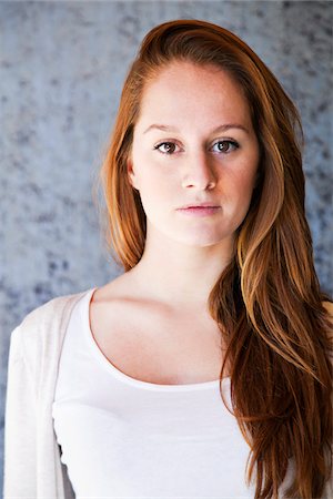 simsearch:700-03814103,k - Portrait of Young Woman Stock Photo - Premium Royalty-Free, Code: 600-03836397