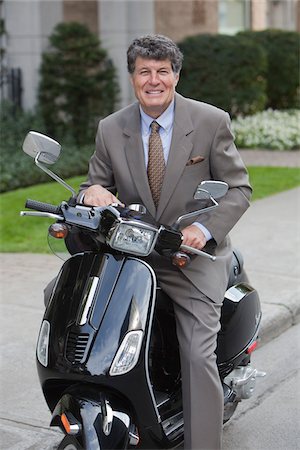 pierre arsenault - Businessman on Scooter, Montreal, Quebec, Canada Stock Photo - Premium Royalty-Free, Code: 600-03849292