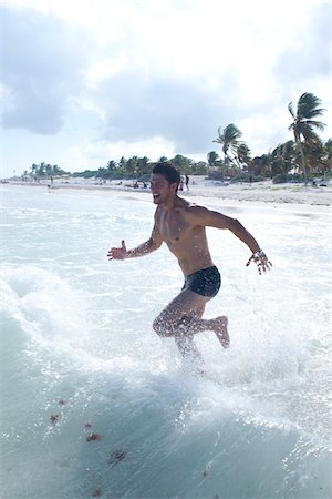 diving (diving within water) - Man Swimming, Reef Playacar Resort and Spa Hotel, Playa del Carmen, Quintana Roo, Yucatan Peninsula, Mexico Stock Photo - Premium Royalty-Free, Code: 600-03849653