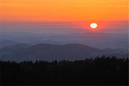 View From Tower in Dommel, Ottlar, Diemelsee, Hesse, Waldeck-Frankenberg, Germany Stock Photo - Premium Royalty-Free, Code: 600-03906965