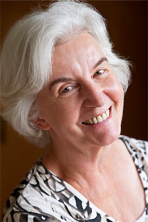 photos of 70 year old women faces - Close-up Portrait of Woman Stock Photo - Premium Royalty-Free, Code: 600-03958257