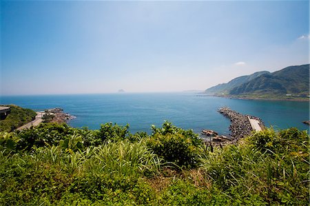 sky and ground - Beach at Yehliu Geopark, Wanli, Taiwan Stock Photo - Premium Royalty-Free, Code: 614-06002329