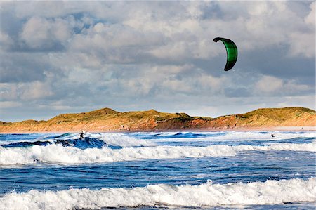 sports events - Kite boarder, doughmore beach, doonbeg, comté de clare, Irlande Photographie de stock - Premium Libres de Droits, Code: 614-06002479