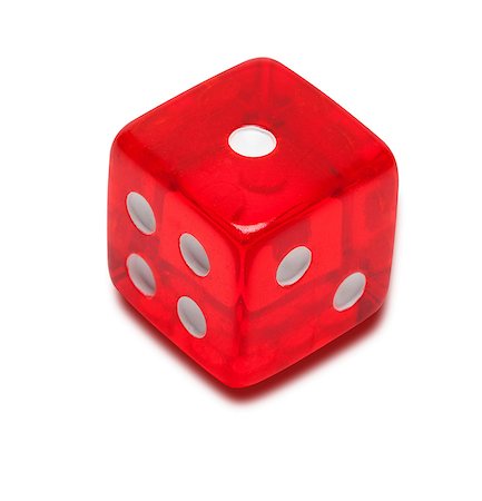 simsearch:614-06336098,k - Red dice Stock Photo - Premium Royalty-Free, Code: 614-06336026