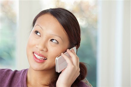 simsearch:614-06537448,k - Woman talking on cell phone Stock Photo - Premium Royalty-Free, Code: 614-06536920