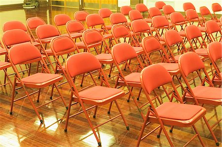 simsearch:614-06624688,k - Empty chairs in auditorium Stock Photo - Premium Royalty-Free, Code: 614-06623381