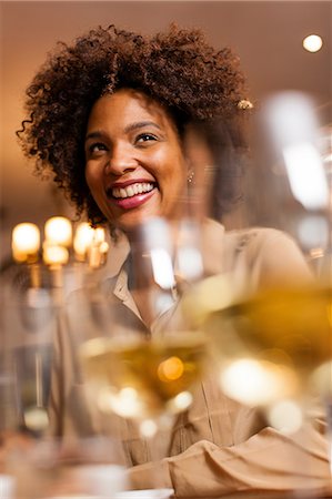 Woman having a drink Stock Photo - Premium Royalty-Free, Code: 614-06813663