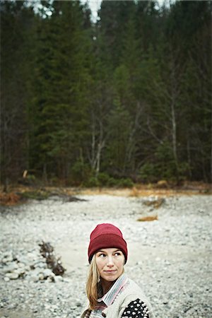 simsearch:614-06896253,k - Portrait of woman in remote setting Stock Photo - Premium Royalty-Free, Code: 614-06897510