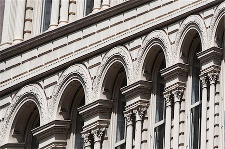 simsearch:614-06624688,k - Detail of arched window in building Stock Photo - Premium Royalty-Free, Code: 614-06974151