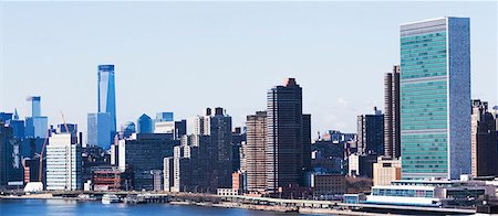 United Nations building in New York city Stock Photo - Premium Royalty-Free, Code: 614-06974166