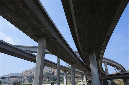 Highway overpass in Los Angeles, California, USA Stock Photo - Premium Royalty-Free, Code: 614-06974425