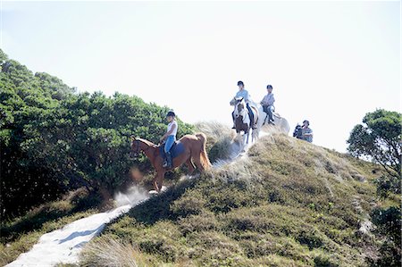 simsearch:6102-08542382,k - Horse riding, Pakiri Beach, Auckland, New Zealand Stock Photo - Premium Royalty-Free, Code: 614-07911663