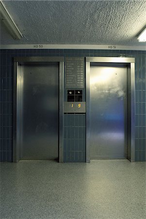 directory - Two lift doors Stock Photo - Premium Royalty-Free, Code: 614-08867499