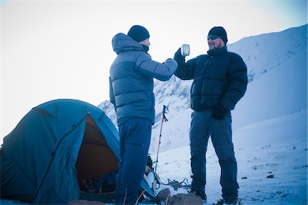 simsearch:614-06625125,k - Men camping in Los Andes mountain range, Santiago, Chile Stock Photo - Premium Royalty-Free, Code: 614-09038913