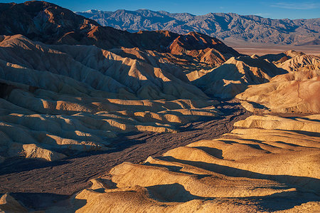 Zabriskie Point, Death Valley National Park, California, USA Stock Photo - Premium Royalty-Free, Code: 614-09277142