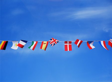 denmark and holland flag - European flags Stock Photo - Premium Royalty-Free, Code: 614-01087977