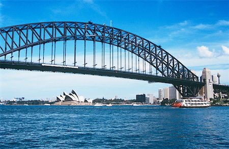 sydney harbor bridge - Sydney australia Stock Photo - Premium Royalty-Free, Code: 614-01435076