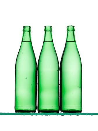 simsearch:6118-07354031,k - Three green bottles Stock Photo - Premium Royalty-Free, Code: 614-01558797