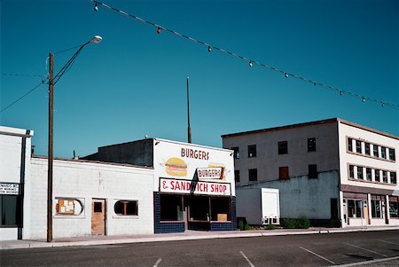 desolate - Burger bar Stock Photo - Premium Royalty-Free, Code: 614-01699625