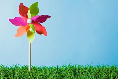 A pinwheel Stock Photo - Premium Royalty-Free, Code: 614-01701646