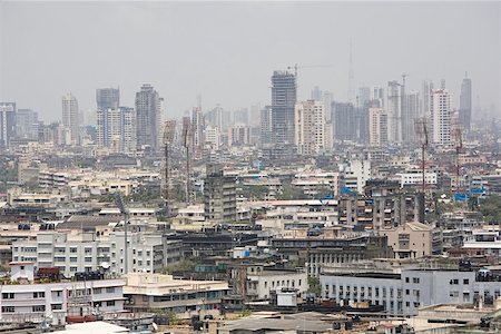Cityscape of mumbai Stock Photo - Premium Royalty-Free, Code: 614-01821000