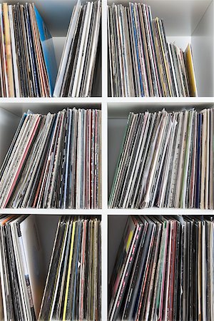 Record collection Stock Photo - Premium Royalty-Free, Code: 614-01868409