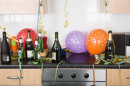 Party aftermath Stock Photo - Premium Royalty-Free, Code: 614-01869205