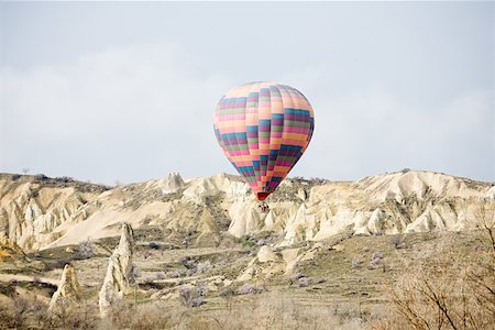 Hot air balloon in cappadocia Stock Photo - Premium Royalty-Free, Code: 614-02241545