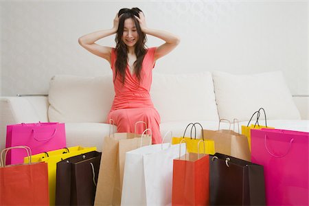 simsearch:614-02985269,k - Woman and shopping bags Stock Photo - Premium Royalty-Free, Code: 614-02613115