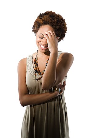 embarrassed women - Portrait of an embarrassed young woman Stock Photo - Premium Royalty-Free, Code: 614-02613886