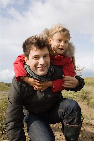 Father and daughter outdoors Stock Photo - Premium Royalty-Free, Code: 614-02680568