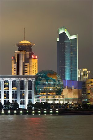 shanghai cityscape - Pudong shanghai Stock Photo - Premium Royalty-Free, Code: 614-02763367