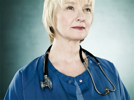 Portrait of a doctor Stock Photo - Premium Royalty-Free, Code: 614-02763936