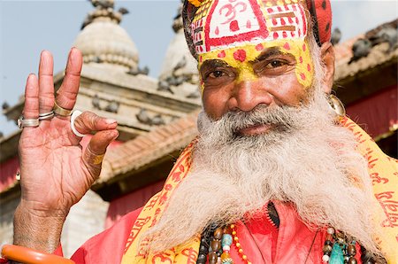 sadhu - Hindu sadhu Stock Photo - Premium Royalty-Free, Code: 614-02934871