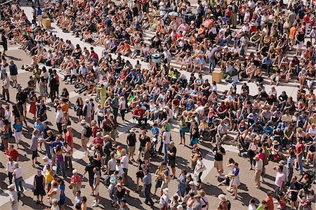 festivals in canada - Crowds at montreal international jazz festival Stock Photo - Premium Royalty-Free, Code: 614-03455042