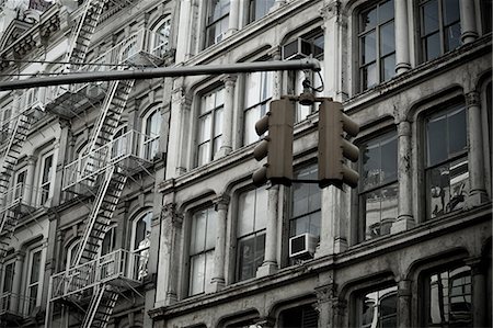 fire escape - Buildings in soho new york Stock Photo - Premium Royalty-Free, Code: 614-03455137