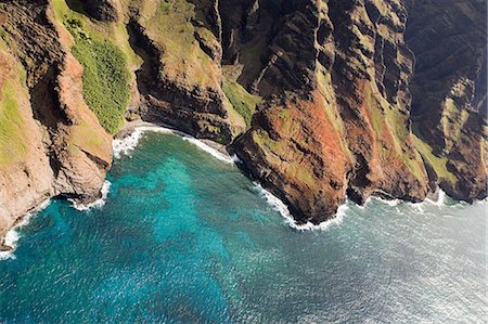 Na pali coast state park in kauai, hawaii Stock Photo - Premium Royalty-Free, Code: 614-03468781