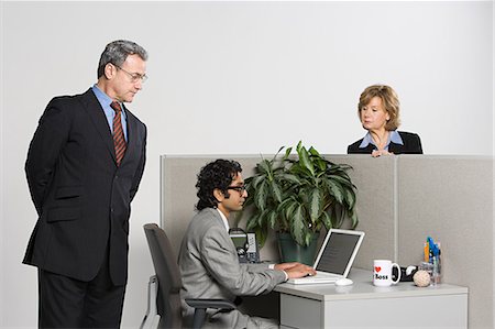 simsearch:614-03507042,k - Businessman watching over work Stock Photo - Premium Royalty-Free, Code: 614-03506998