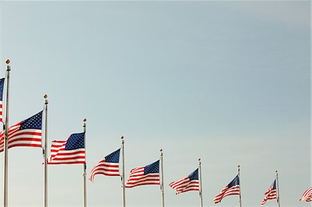American flags Stock Photo - Premium Royalty-Free, Code: 614-03648863