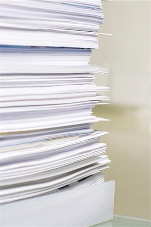 A pile of paper. Stock Photo - Premium Royalty-Free, Code: 6102-03827259