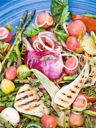 fruit and vegetable - A salad, close-up, Sweden. Stock Photo - Premium Royalty-Free, Code: 6102-03828397