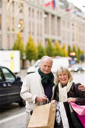 Portrait of a senior couple, Stockholm, Sweden. Stock Photo - Premium Royalty-Free, Code: 6102-03829155