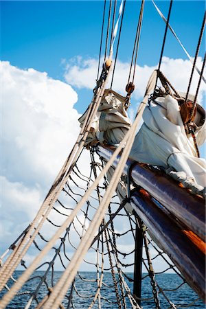 ship sailing - Rigging, close-up Stock Photo - Premium Royalty-Free, Code: 6102-05802633