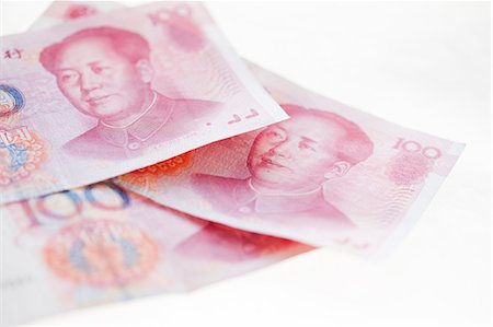 One hundred yuan notes Stock Photo - Premium Royalty-Free, Code: 6102-06337009