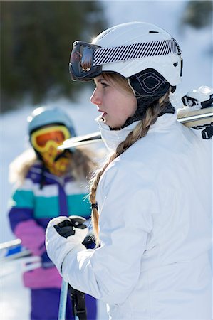 simsearch:6102-07158155,k - Girls skiing, Sweden Stock Photo - Premium Royalty-Free, Code: 6102-07158157