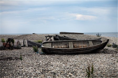 Old rowing boat, Gotland, Sweden Stock Photo - Premium Royalty-Free, Code: 6102-07282653