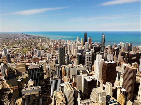 Chicago cityscape Stock Photo - Premium Royalty-Free, Code: 6102-07843553